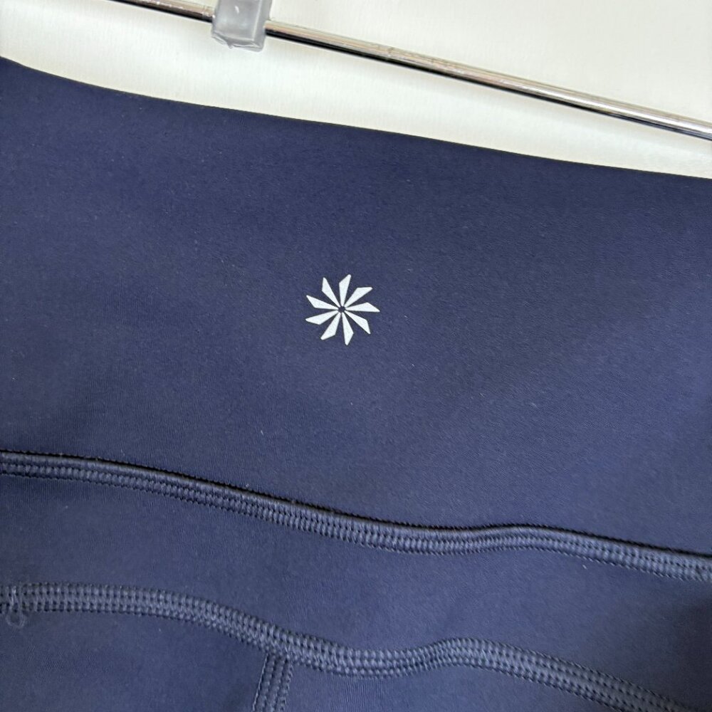 Athleta Small Timeless Contender Capris Leggings Zip Pockets Small Petite - Picture 8 of 11